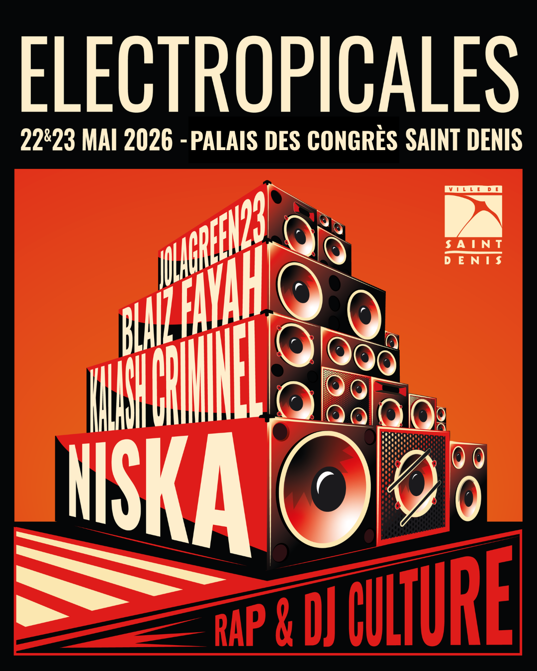 Affiche principale Electropicales 2026